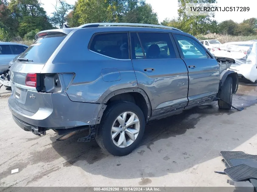 2018 Volkswagen Atlas 3.6L V6 Se/3.6L V6 Se W/Technology VIN: 1V2LR2CA1JC517289 Lot: 40529298