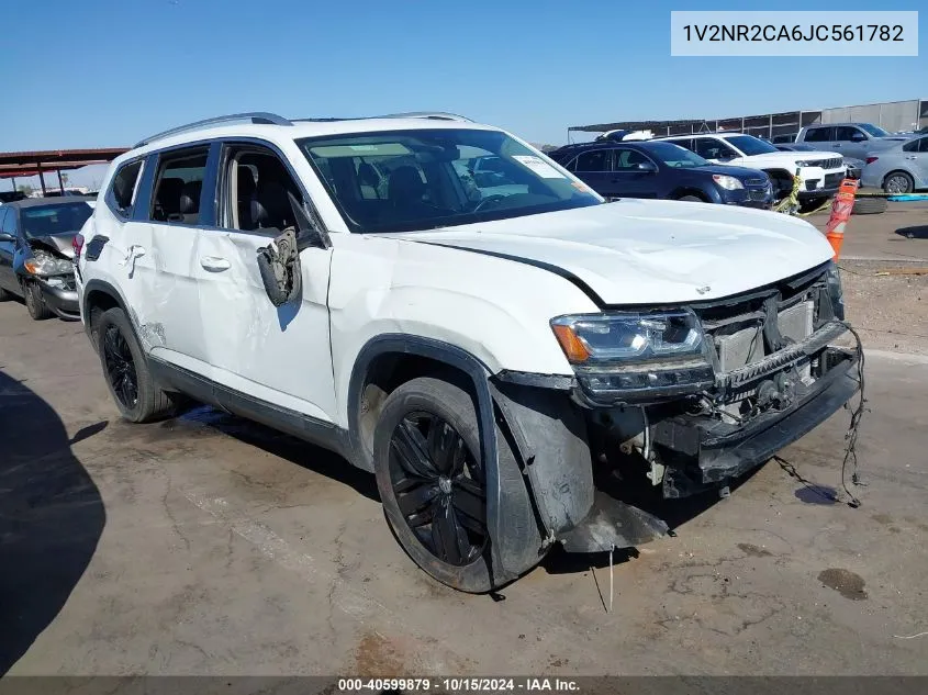 1V2NR2CA6JC561782 2018 Volkswagen Atlas 3.6L V6 Sel Premium