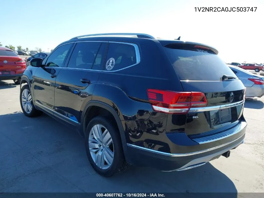 1V2NR2CA0JC503747 2018 Volkswagen Atlas 3.6L V6 Sel Premium