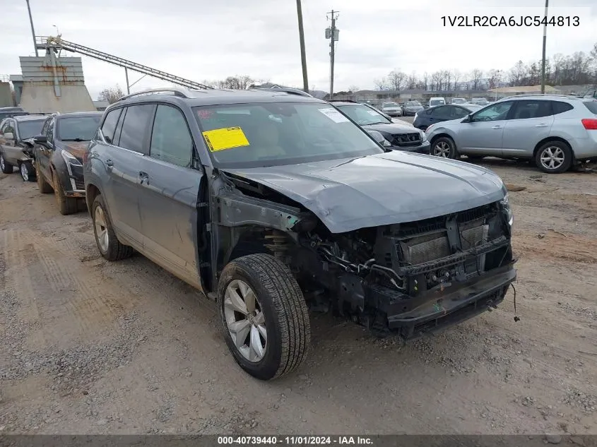 2018 Volkswagen Atlas 3.6L V6 Se/3.6L V6 Se W/Technology VIN: 1V2LR2CA6JC544813 Lot: 40739440