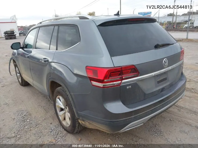 2018 Volkswagen Atlas 3.6L V6 Se/3.6L V6 Se W/Technology VIN: 1V2LR2CA6JC544813 Lot: 40739440