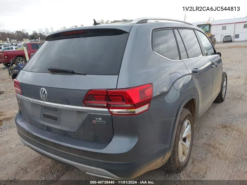 2018 Volkswagen Atlas 3.6L V6 Se/3.6L V6 Se W/Technology VIN: 1V2LR2CA6JC544813 Lot: 40739440