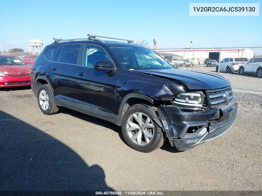 2018 Volkswagen Atlas 3.6L V6 S VIN: 1V2GR2CA6JC539130 Lot: 40786008