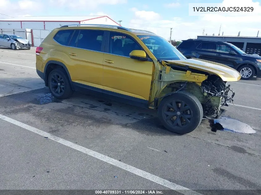 1V2LR2CA0JC524329 2018 Volkswagen Atlas 3.6L V6 Se/3.6L V6 Se W/Technology