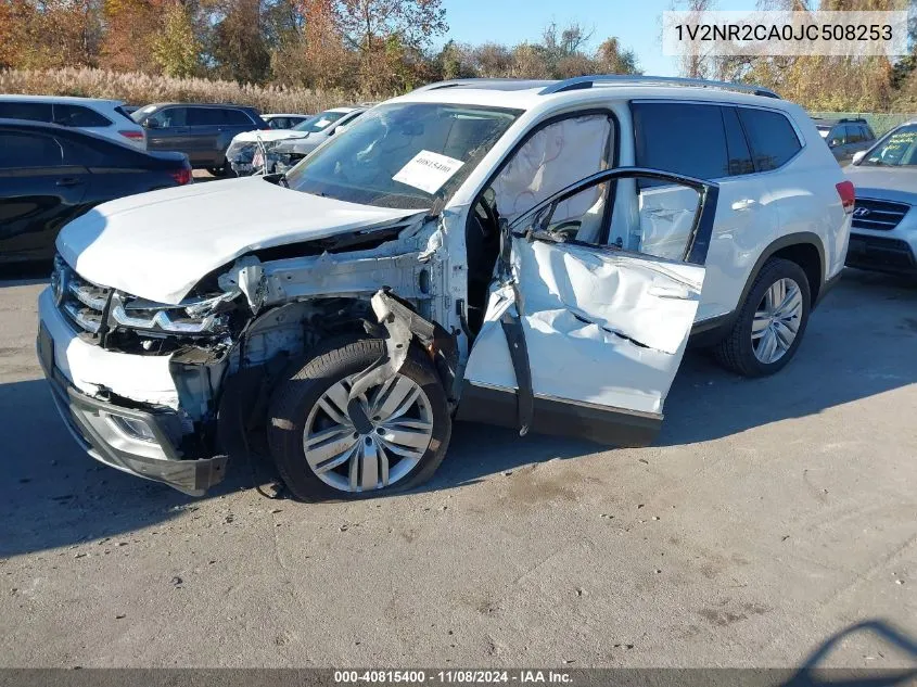 2018 Volkswagen Atlas 3.6L V6 Sel Premium VIN: 1V2NR2CA0JC508253 Lot: 40815400