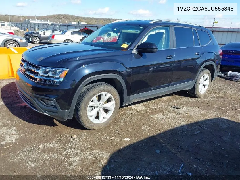 2018 Volkswagen Atlas 3.6L V6 Se VIN: 1V2CR2CA8JC555845 Lot: 40815739