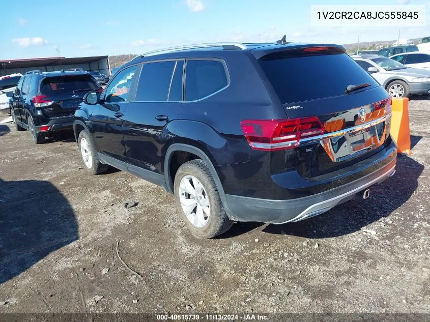 2018 Volkswagen Atlas 3.6L V6 Se VIN: 1V2CR2CA8JC555845 Lot: 40815739