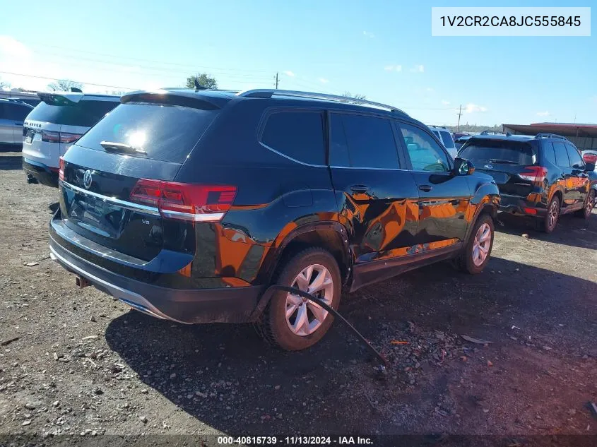 2018 Volkswagen Atlas 3.6L V6 Se VIN: 1V2CR2CA8JC555845 Lot: 40815739