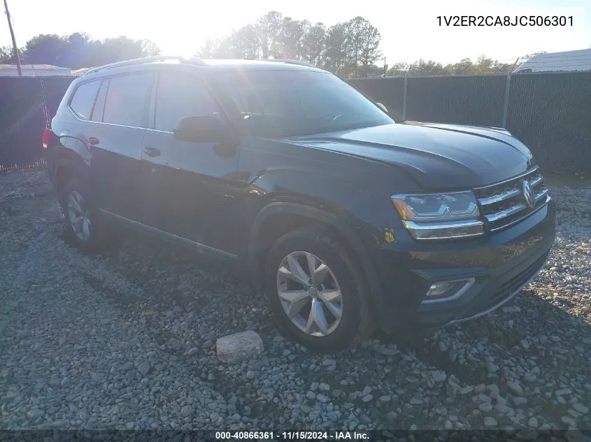 2018 Volkswagen Atlas 3.6L V6 Sel VIN: 1V2ER2CA8JC506301 Lot: 40866361