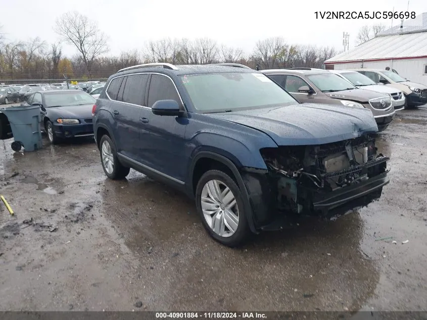 2018 Volkswagen Atlas 3.6L V6 Sel Premium VIN: 1V2NR2CA5JC596698 Lot: 40901884