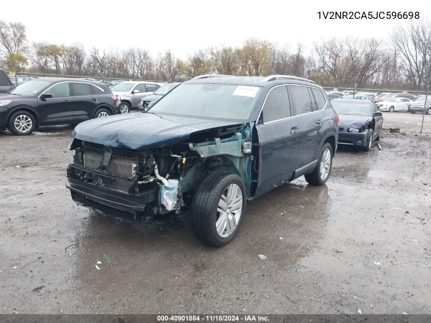 2018 Volkswagen Atlas 3.6L V6 Sel Premium VIN: 1V2NR2CA5JC596698 Lot: 40901884