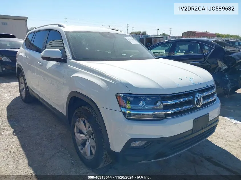 2018 Volkswagen Atlas 3.6L V6 Se/3.6L V6 Se W/Technology VIN: 1V2DR2CA1JC589632 Lot: 40913544