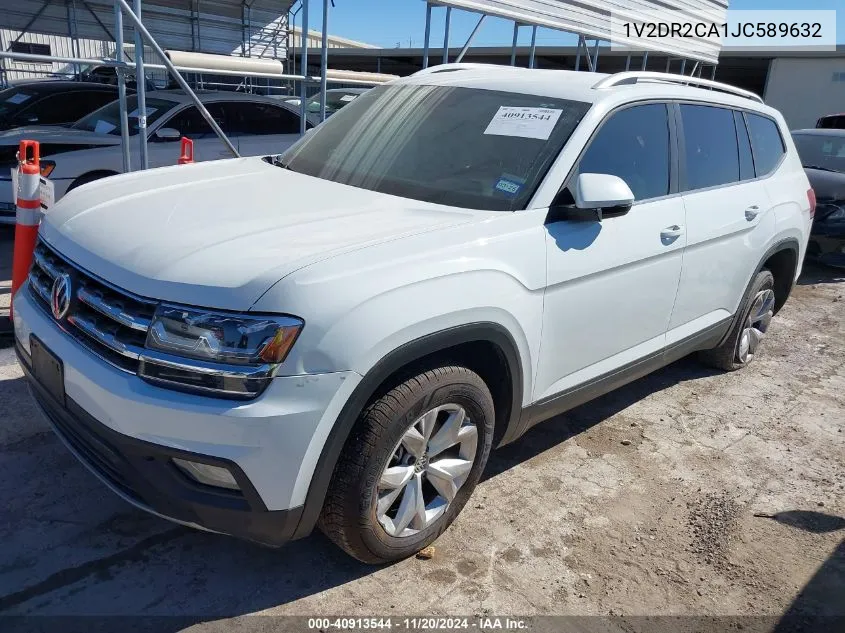 2018 Volkswagen Atlas 3.6L V6 Se/3.6L V6 Se W/Technology VIN: 1V2DR2CA1JC589632 Lot: 40913544