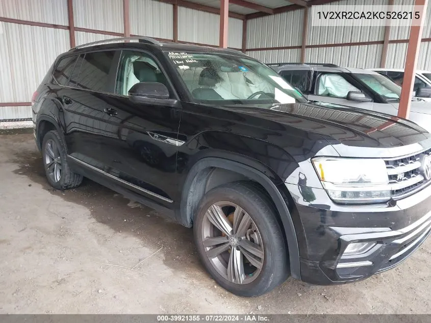 1V2XR2CA2KC526215 2019 Volkswagen Atlas 3.6L V6 Se W/Technology R-Line