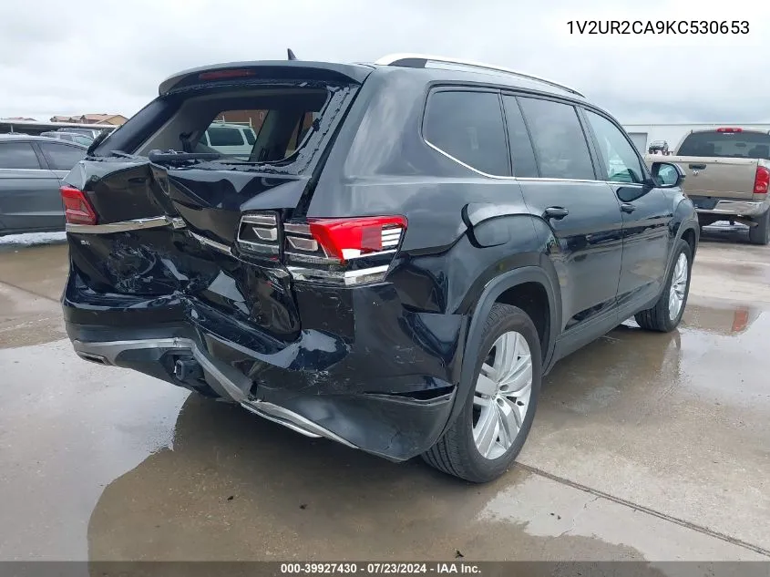 2019 Volkswagen Atlas 3.6L V6 Se W/Technology VIN: 1V2UR2CA9KC530653 Lot: 39927430