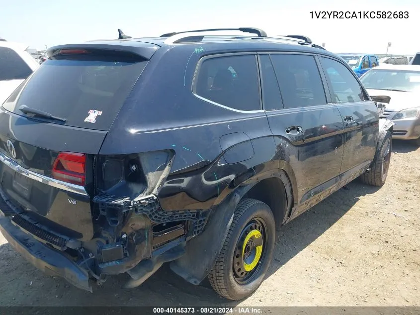 2019 Volkswagen Atlas Se VIN: 1V2YR2CA1KC582683 Lot: 40145373