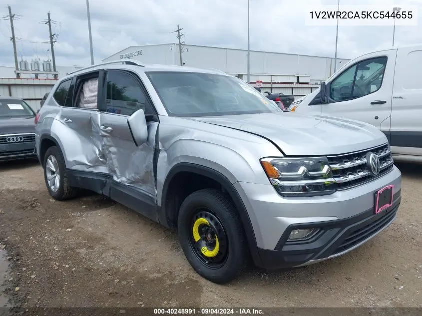 2019 Volkswagen Atlas 3.6L V6 Se W/Technology VIN: 1V2WR2CA5KC544655 Lot: 40248991