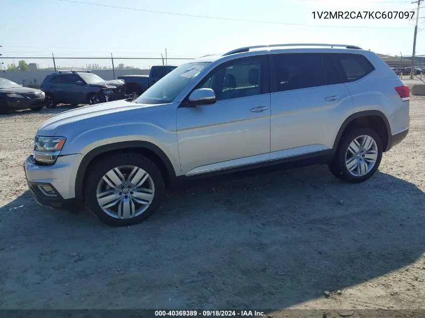 2019 Volkswagen Atlas Sel VIN: 1V2MR2CA7KC607097 Lot: 40369389