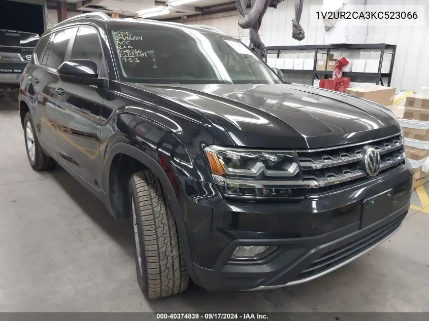 2019 Volkswagen Atlas 3.6L V6 Se W/Technology VIN: 1V2UR2CA3KC523066 Lot: 40374839