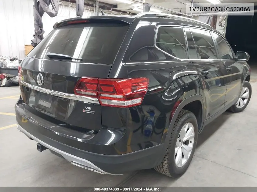 2019 Volkswagen Atlas 3.6L V6 Se W/Technology VIN: 1V2UR2CA3KC523066 Lot: 40374839