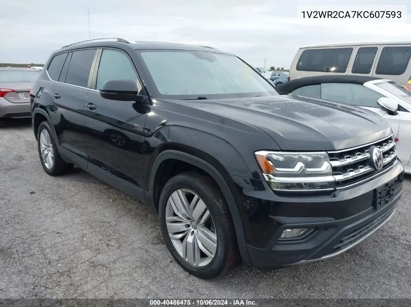 1V2WR2CA7KC607593 2019 Volkswagen Atlas Se