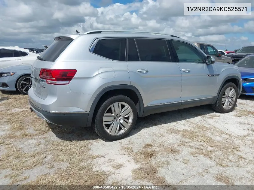 2019 Volkswagen Atlas Sel Premium VIN: 1V2NR2CA9KC525571 Lot: 40505427