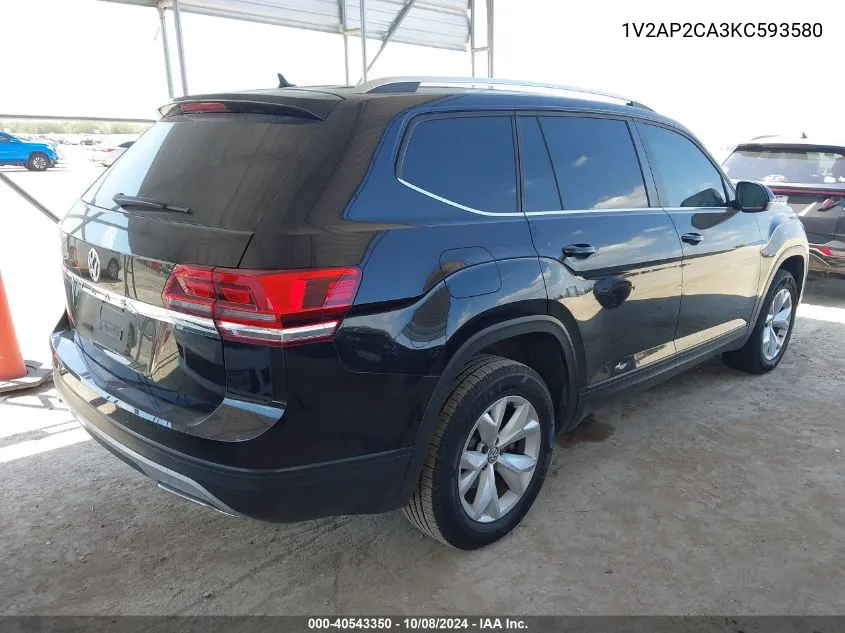 1V2AP2CA3KC593580 2019 Volkswagen Atlas S