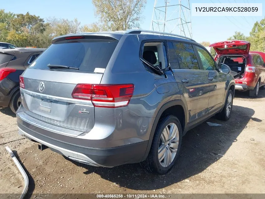 1V2UR2CA9KC528059 2019 Volkswagen Atlas 3.6L V6 Se W/Technology