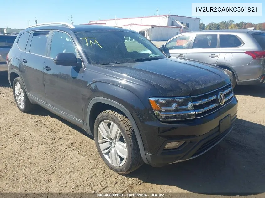 2019 Volkswagen Atlas 3.6L V6 Se W/Technology VIN: 1V2UR2CA6KC561821 Lot: 40590199