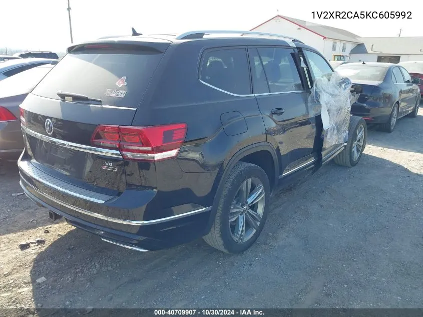 2019 Volkswagen Atlas 3.6L V6 Se W/Technology R-Line VIN: 1V2XR2CA5KC605992 Lot: 40709907