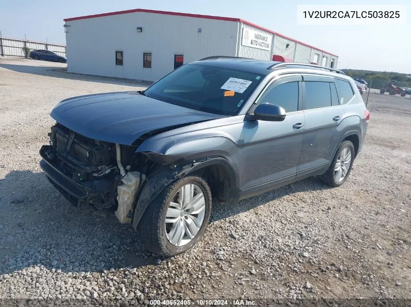 2020 Volkswagen Atlas 3.6L V6 Se W/Technology VIN: 1V2UR2CA7LC503825 Lot: 40552405