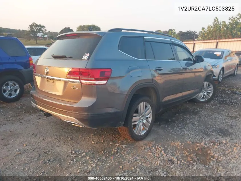 2020 Volkswagen Atlas 3.6L V6 Se W/Technology VIN: 1V2UR2CA7LC503825 Lot: 40552405