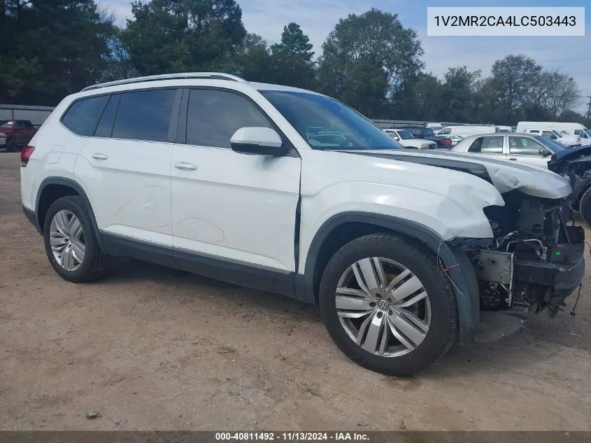 2020 Volkswagen Atlas 3.6L V6 Sel VIN: 1V2MR2CA4LC503443 Lot: 40811492