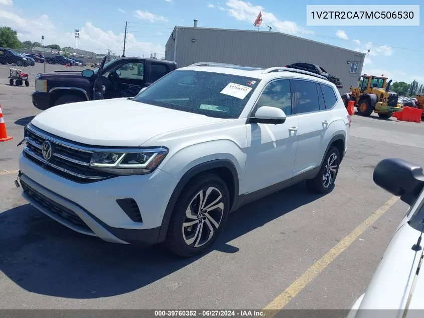 1V2TR2CA7MC506530 2021 Volkswagen Atlas 3.6L V6 Sel Premium