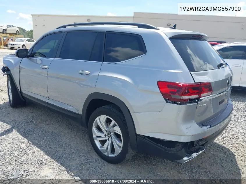 1V2WR2CA9MC557900 2021 Volkswagen Atlas 3.6L V6 Se W/Technology