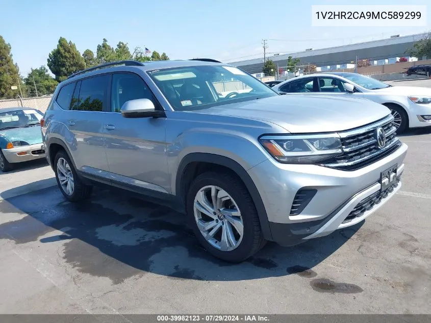 1V2HR2CA9MC589299 2021 Volkswagen Atlas 3.6L V6 Se W/Technology