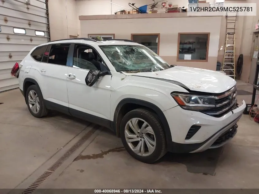 2021 Volkswagen Atlas 3.6L V6 Se W/Technology VIN: 1V2HR2CA9MC525781 Lot: 40068946