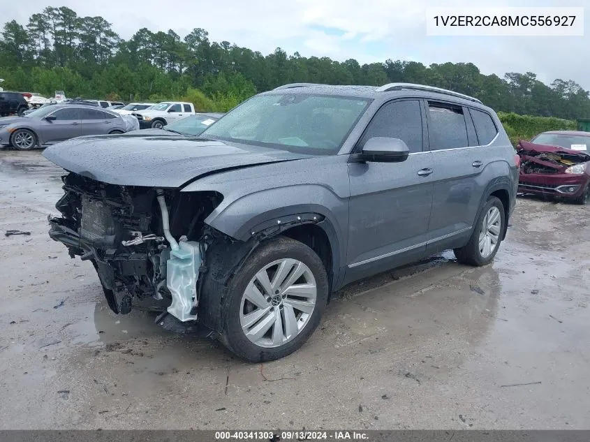 2021 Volkswagen Atlas 3.6L V6 Sel VIN: 1V2ER2CA8MC556927 Lot: 40341303