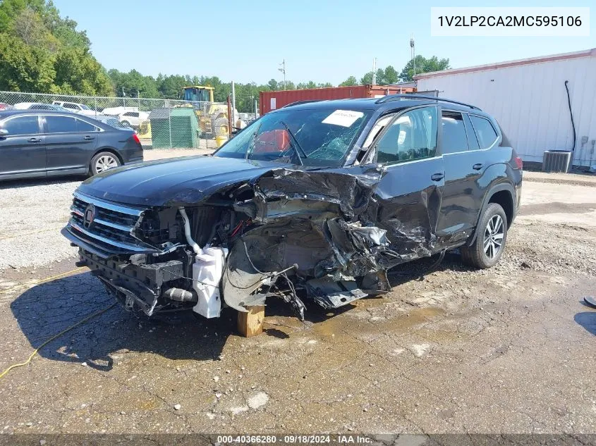 2021 Volkswagen Atlas 2.0T Se VIN: 1V2LP2CA2MC595106 Lot: 40366280