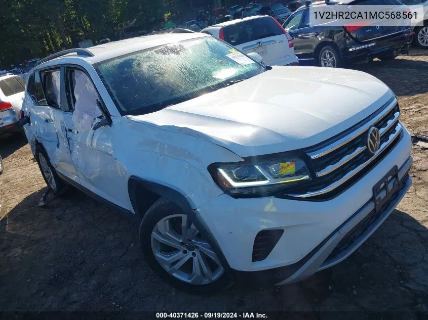 2021 Volkswagen Atlas 3.6L V6 Se W/Technology VIN: 1V2HR2CA1MC568561 Lot: 40371426