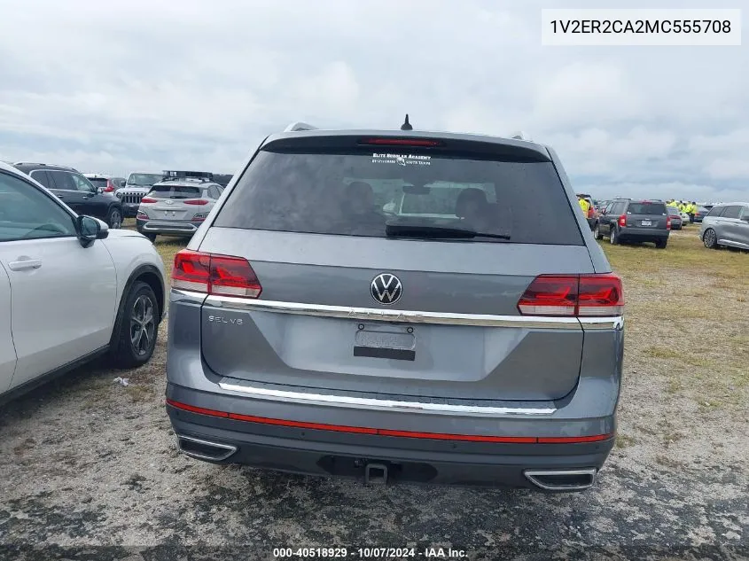 2021 Volkswagen Atlas Sel VIN: 1V2ER2CA2MC555708 Lot: 40518929