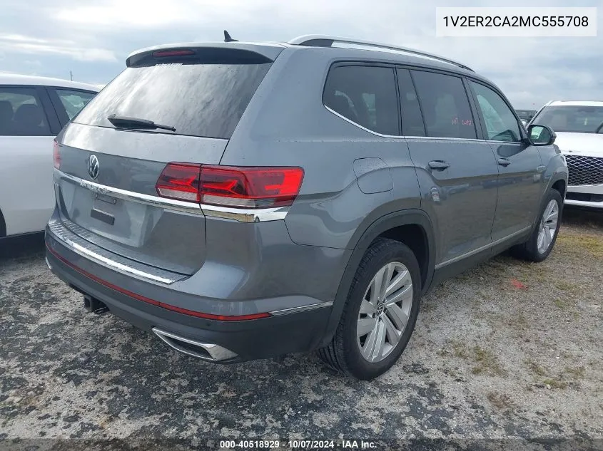 2021 Volkswagen Atlas Sel VIN: 1V2ER2CA2MC555708 Lot: 40518929