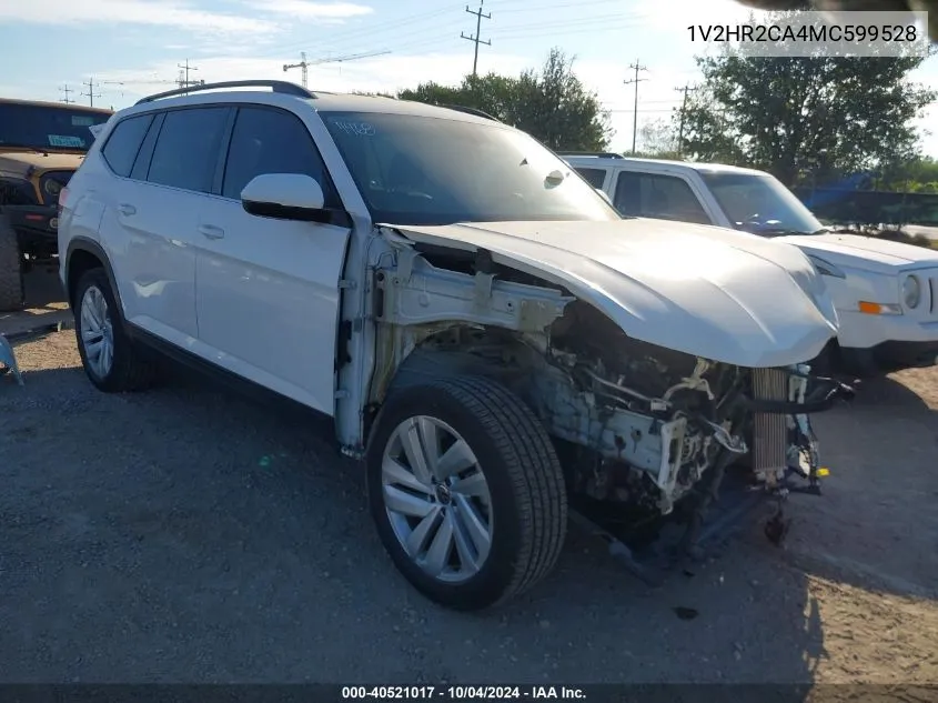 2021 Volkswagen Atlas 3.6L V6 Se W/Technology VIN: 1V2HR2CA4MC599528 Lot: 40521017