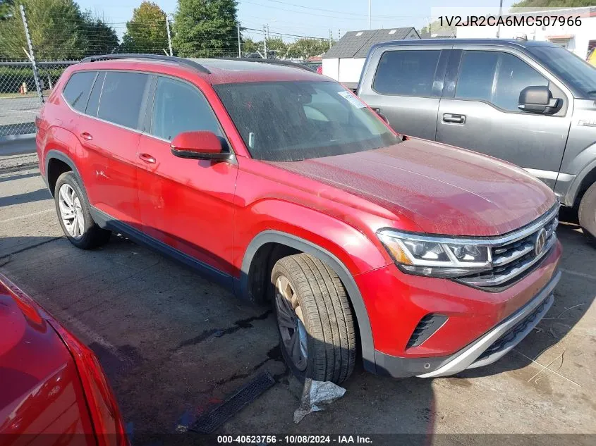 2021 Volkswagen Atlas 3.6L V6 Se W/Technology VIN: 1V2JR2CA6MC507966 Lot: 40523756