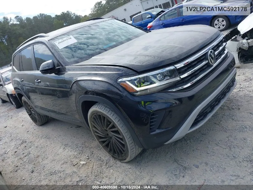 1V2LP2CA1MC592178 2021 Volkswagen Atlas 2.0T Se