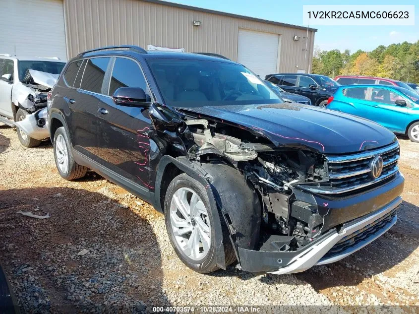 2021 Volkswagen Atlas 3.6L V6 Se W/Technology VIN: 1V2KR2CA5MC606623 Lot: 40703574