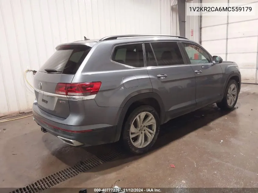 1V2KR2CA6MC559179 2021 Volkswagen Atlas 3.6L V6 Se W/Technology