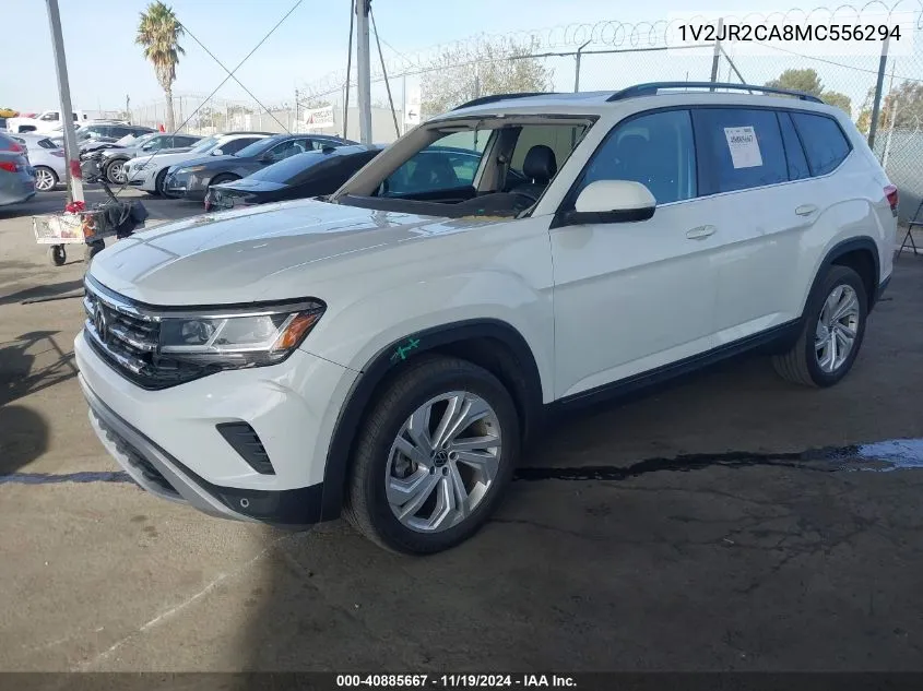 2021 Volkswagen Atlas 3.6L V6 Se W/Technology VIN: 1V2JR2CA8MC556294 Lot: 40885667