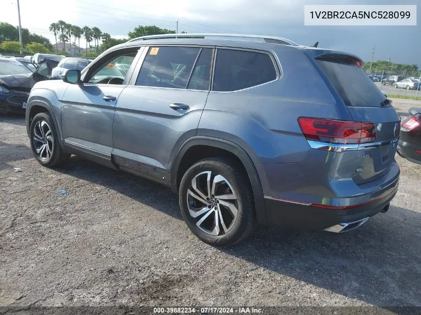 1V2BR2CA5NC528099 2022 Volkswagen Atlas 3.6L V6 Sel