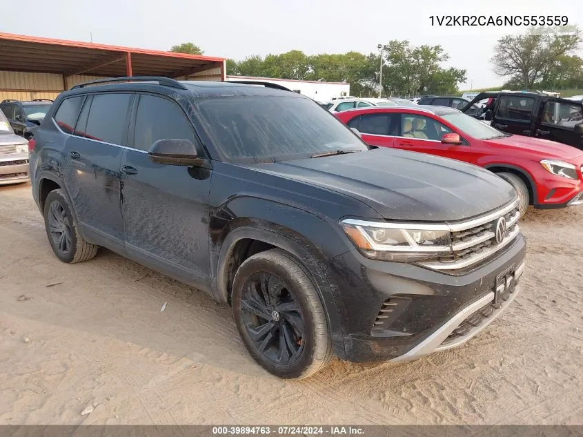 1V2KR2CA6NC553559 2022 Volkswagen Atlas 3.6L V6 Se W/Technology